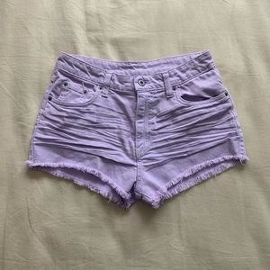 NWT Carmar by LF lilac cutoff shorts size 26